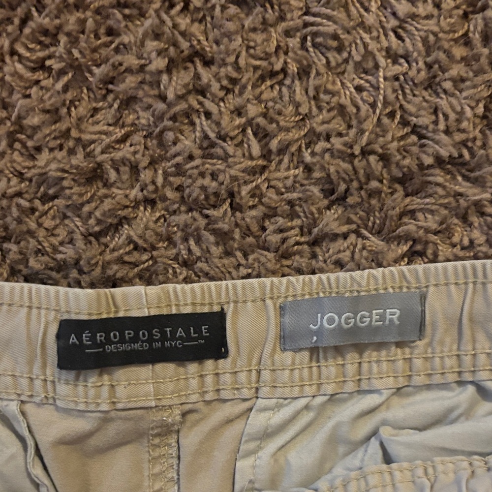 Aeropostale Men's Light Tan Joggers